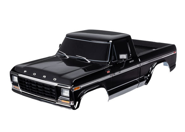 9230-BLK TRAXXAS BODY, FORD F-150 (1979) BLACK