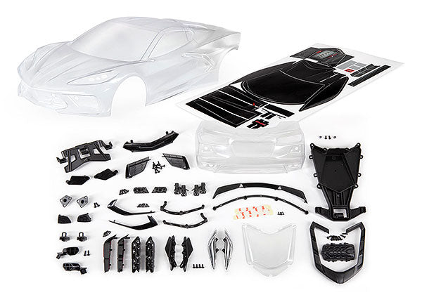 9311 TRAXXAS BODY CHEVROLET CORVETTE STINGRAY (CLEAR)