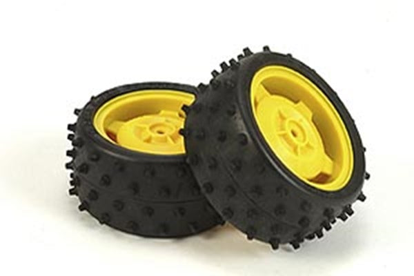 TAMIYA REAR TIRE & WHEEL (2) FOR58340