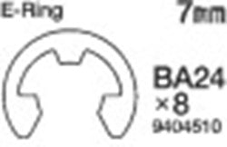 TAMIYA 7MM E RING 8 PCS - NITRO THUNDER