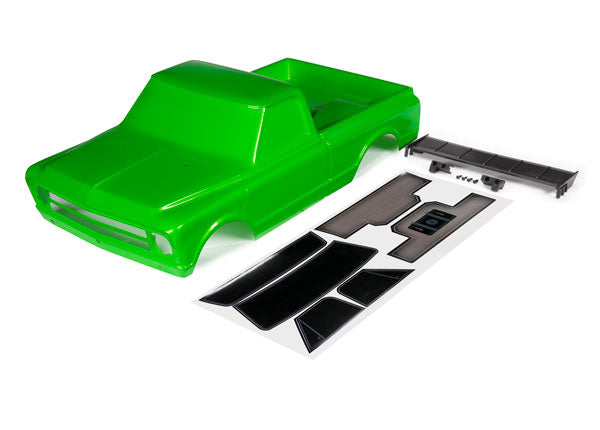 9411G TRAXXAS BODY CHEVROLET C10 GREEN (PAINTED)