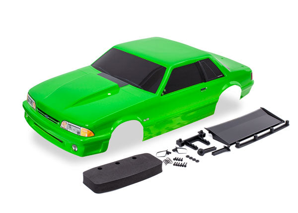 9421G TRAXXAS BODY FORD MUSTANG FOX BODY GREEN