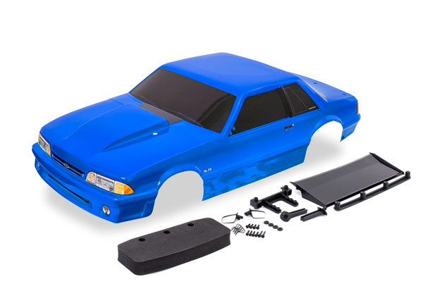 9421X TRAXXAS BODY FORD MUSTANG FOX BODY BLUE