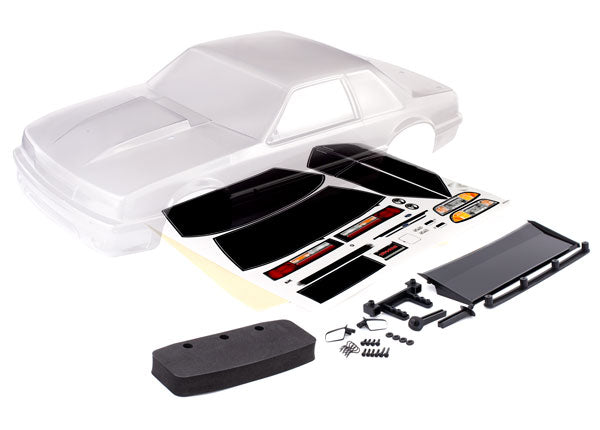 9421 TRAXXAS BODY FORD MUSTANG FOX BODY CLEAR