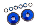 9461X TRAXXAS WHEELS WHEELIE BAR 6061-T6 ALUM (BLUE-ANOD) (2)