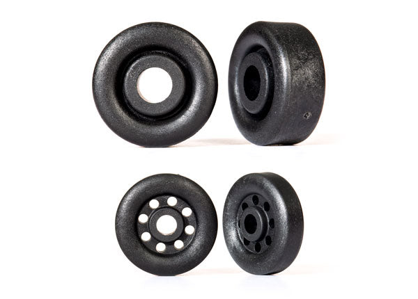 9461 TRAXXAS WHEELS WHEELIE BAR BLACK (26MM (2) 18MM (2))