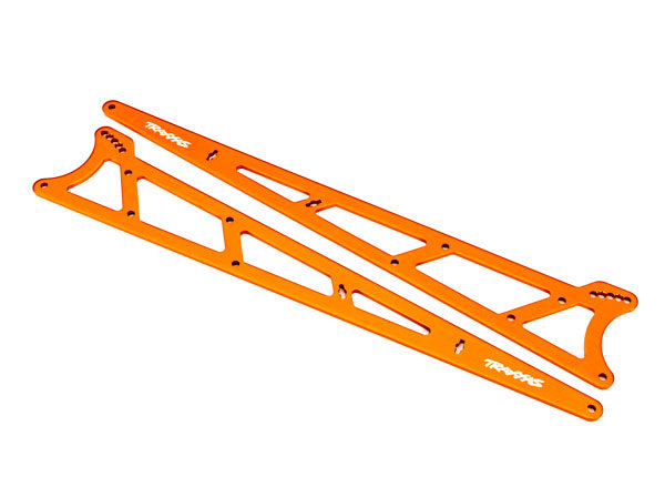 9462A TRAXXAS SIDE PLATES WHEELIE BAR ORANGE (ALUM) (2)