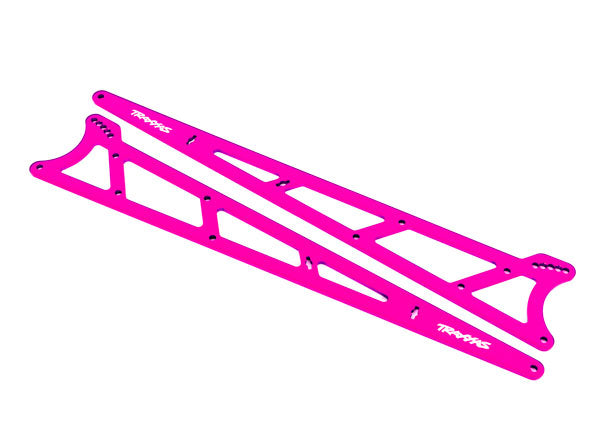 9462P TRAXXAS SIDE PLATES WHEELIE BAR PINK (ALUM) (2)