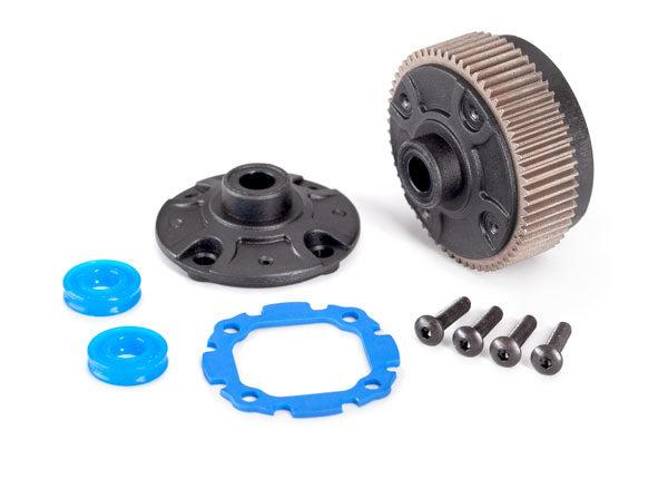 9481 TRAXXAS DIFFERENTIAL WITH STEEL RING GEAR/ SIDE COVER PLATE/ GASKET