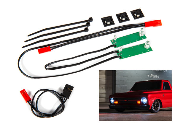 9496 TRAXXAS LED LIGHT SET FRONT COMPLETE (WHITE)