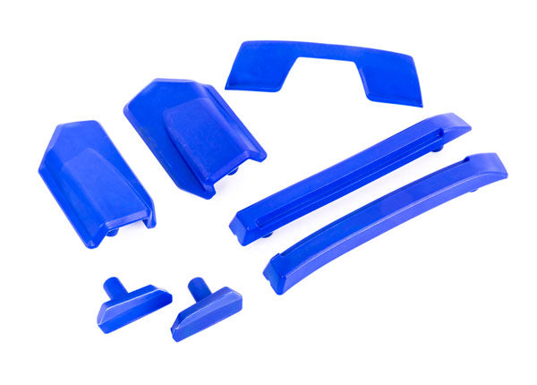 9510X TRAXXAS BODY REINFORCEMENT SET BLUE/ SKID PADS (ROOF) (FITS #9511 BODY)