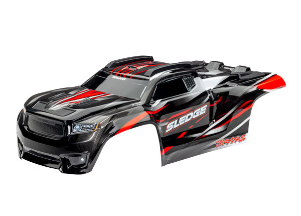 9511R TRAXXAS BODY SLEDGE RED