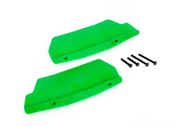 9519G TRAXXAS MUD GUARDS REAR GREEN L&R