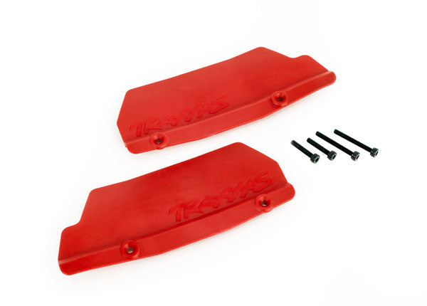 9519R TRAXXAS MUD GUARDS REAR RED L&R