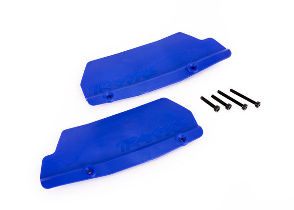 9519X TRAXXAS MUD GUARDS REAR BLU L&R