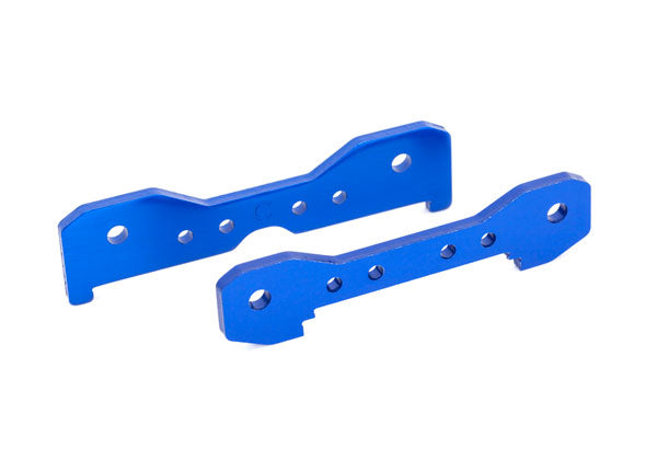 9528 TRAXXAS TIE BARS REAR 6061-T6 ALUMINUM (BLUE-ANOD)