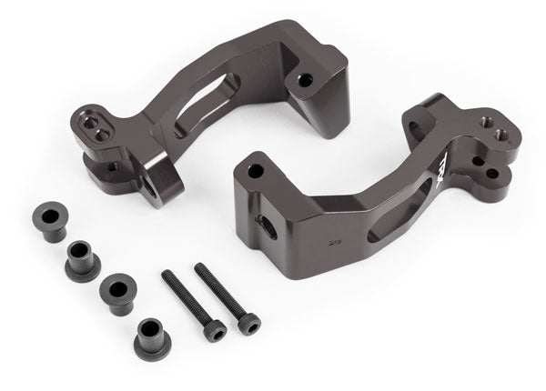 9532A TRAXXAS CASTER BLOCKS ALUM TITANIUM L/R