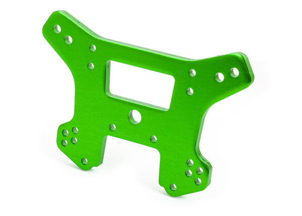 9539G TRAXXAS SHOCK TOWER FRONT 6061-T6 ALUM (GREEN-ANOD)