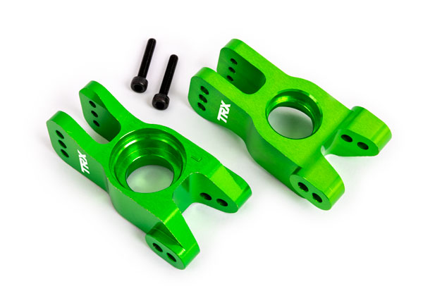 9552G TRAXXAS CARRIERS STUB AXLE ALUM GREEN