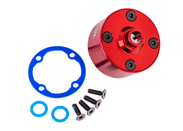 9581R TRAXXAS CARRIER DIFFERENTIAL ALUM RED