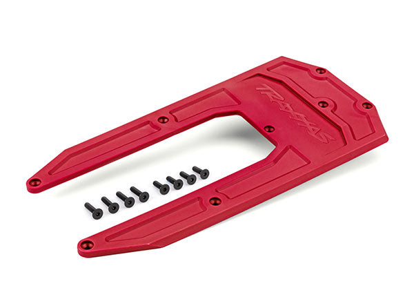 9623R TRAXXAS SKIDPLATE RED SLEDGE