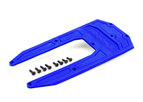 9623X TRAXXAS SKIDPLATE BLUE SLEDGE