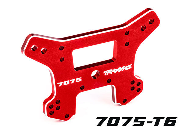 9639R TRAXXAS SHOCK TOWER FRONT ALUM RED