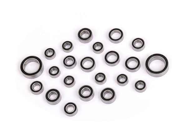 9745X TRAXXAS BALL BEARING SET BLACK RUBBER SEALED COMPLETE