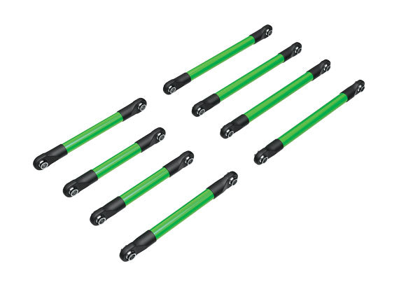 9749-GRN TRAXXAS SUSP LINK SET F&R ALUM GREEN