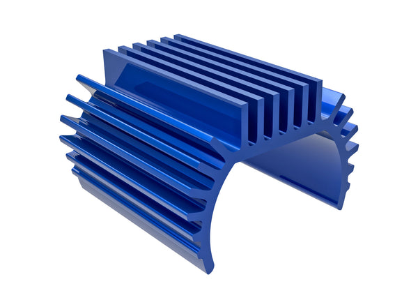 9793-BLUE TRAXXAS BLUE - HEAT SINK TITAN 87T MOTOR (6061-T6 ALUM)