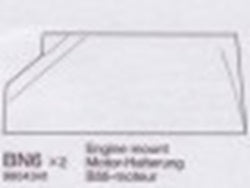 19804341 TAMIYA ENGINE MOUNT (2) FOR 43532