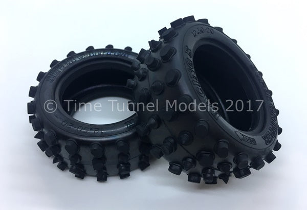 19805111 TAMIYA REAR TYRES - HOT SHOT