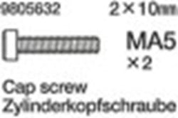 19805632 TAMIYA 2X10MM CAP SCREW (2 PCS.)