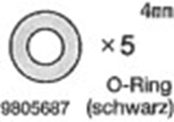 19805687 TAMIYA 4MM O-RING (5 PCS.)