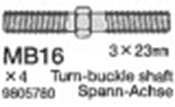 19805780 TAMIYA 3 X 23MM TURN-BUCKLE SHAFT (4)