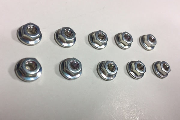 19805897 TAMIYA 3MM FLANGE NUT (10 PCS.)