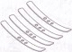 19808093 TAMIYA LEAF SPRING C (4) FOR 58372