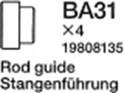 19808135 TAMIYA SHAFT GUIDE (4) FOR 58391