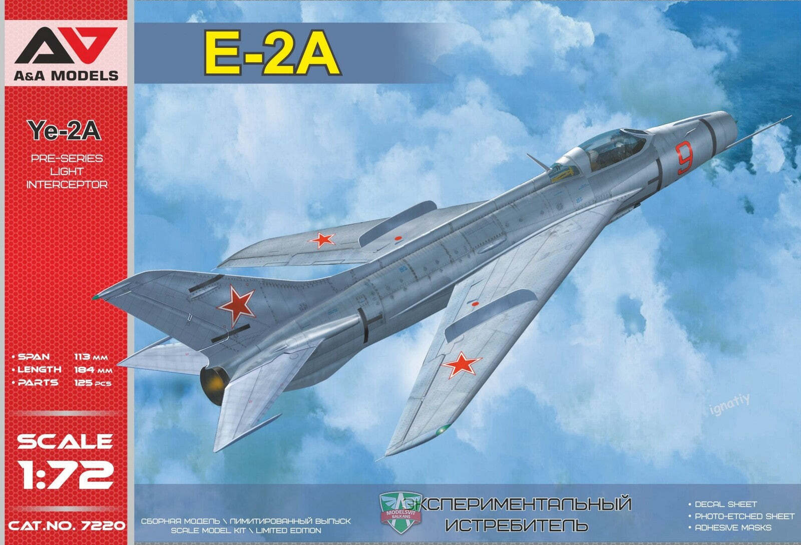A&A Models 1/72 Ye-2A Plastic Model Kit [7220]