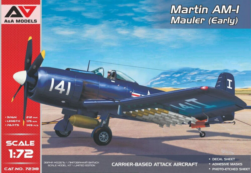A&A Models 1/72 AM-1 "Mauler" (Early ver.) Plastic Model Kit
