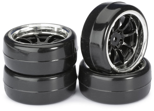 Wheel Set Drift LP " 9 Spoke / Profile B" black/chrome