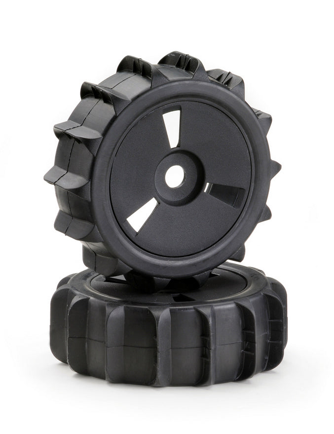 AB2520016 Absima Wheel Set Buggy Disc "Sand Paddle" black 1:8 (2)