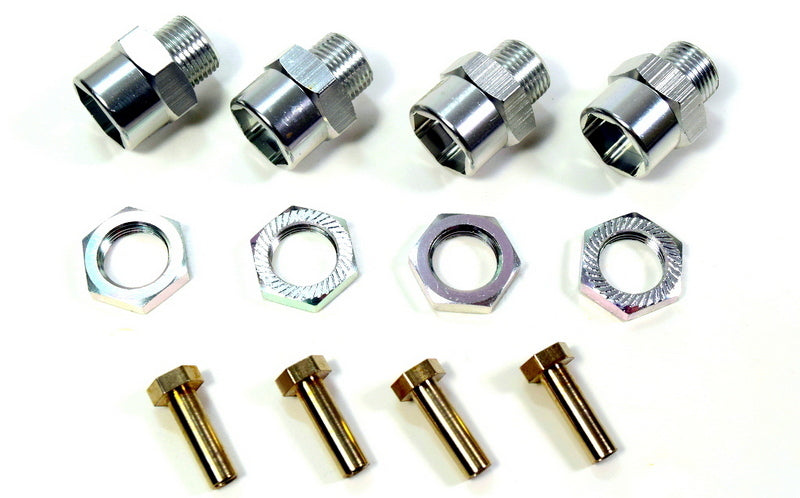 AB2560023 1:10 Alu. 12mm to 17mm extension rims hub (+15mm)