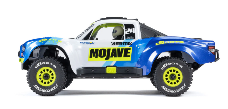 Arrma Mojave Grom 1/18 4x4 Desert Truck RTR, Blue/White, ARA2104T2