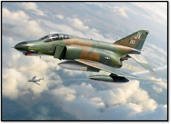 ACA-12133 Academy 1/32 USAF F-4E "Vietnam War" (8 Decal sets included) *Aus Decals* [12133]