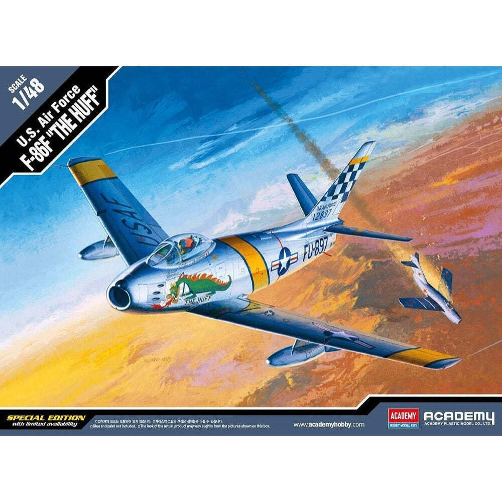 ACA-12234 Academy 1/48 F-86F The Huff Limited Edition Plastic Model Kit [12234] Academy