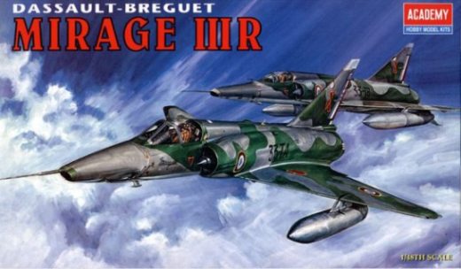 ACA-12248 Academy 1/48 Mirage IIIR Fighter Plastic Model Kit [12248] Academy