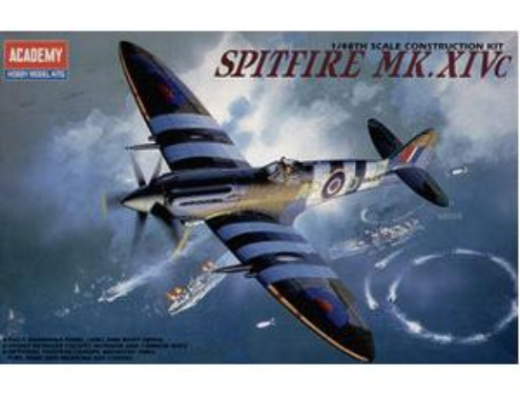 ACA-12274 Academy 1/48 Spitfire Mk. XIV-C Plastic Model Kit [12274] Academy