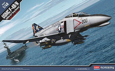 ACA-12315 Academy 1/48 USMC F-4B/N VMFA-531 "Gray Ghosts" Phantom Plastic Model Kit [12315]