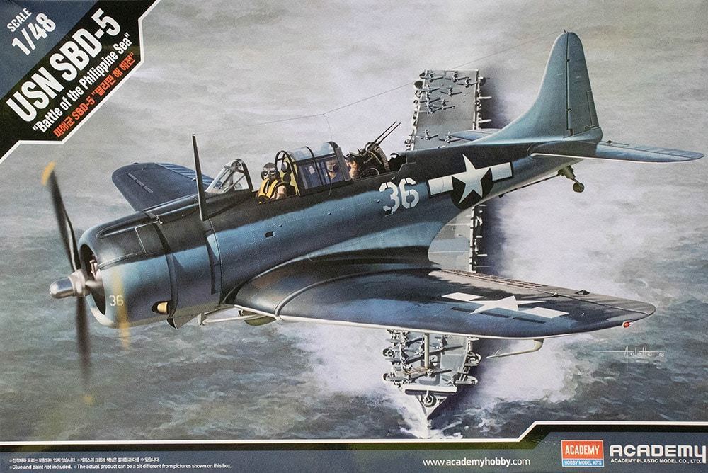 ACA-12329 Academy 1/48 USN SBD-5 "Battle of the Philippine Sea" Plastic Model Kit [12329] Academy